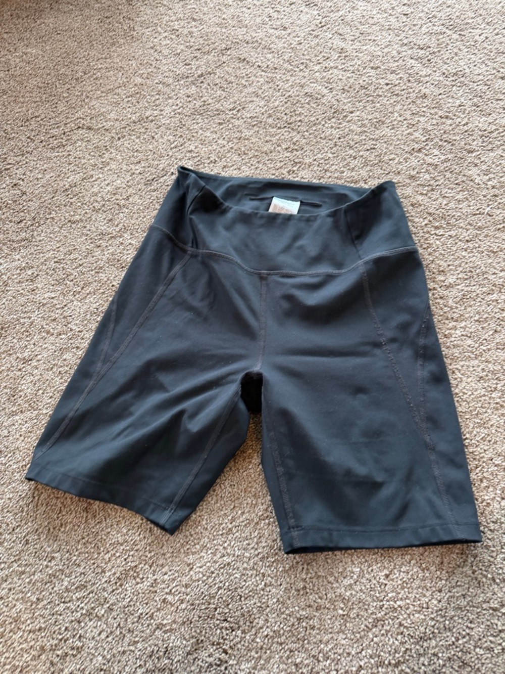girlfriend collective Black High-Rise Bike Shorts